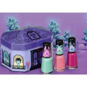 ANNA SUI DOLLY GIRL Set of 3 NAIL Color KIT box Sticker Pink / Rose / Mint Green